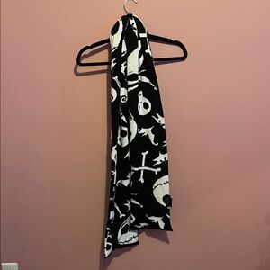 Disney Black and White Nightmare Before Christmas Scarf